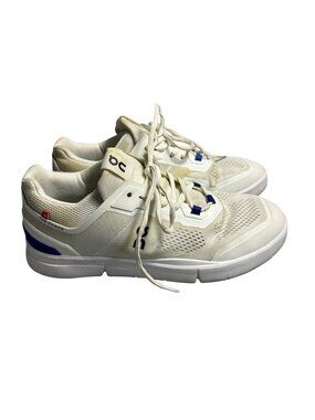 On Cloud The Roger Spin Sneakers Women's 7.5 Undyed White Indigo Tennis Shoes